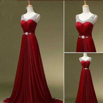 Custom Sexy Red Long Prom Dress, Prom Dress 2015,Homecoming Dress, Evening Dress, Party Dress, Wedding Dress, Bridesmaid Dress