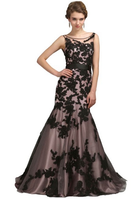 Black Mermaid Wedding Dresses