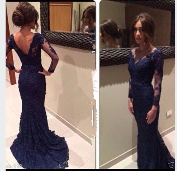 Elegant Backless Dress for Prom