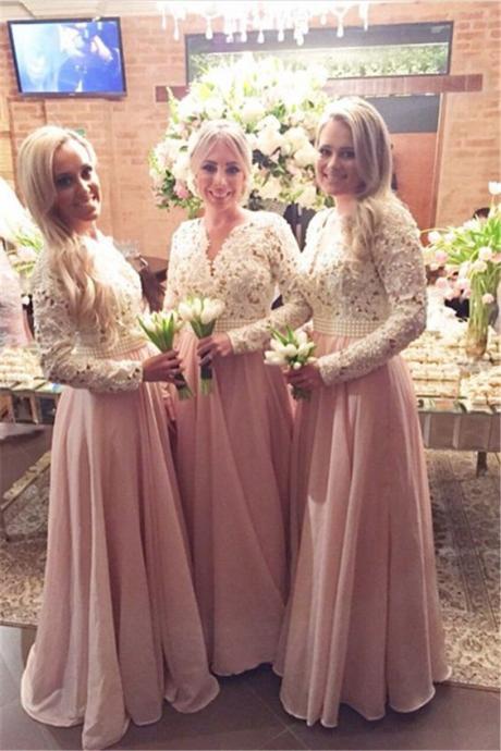 modest bridesmaid gowns