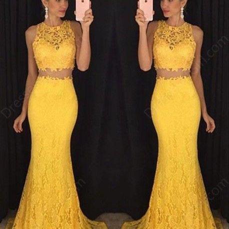 2 Piece Prom Gown,two Piec..