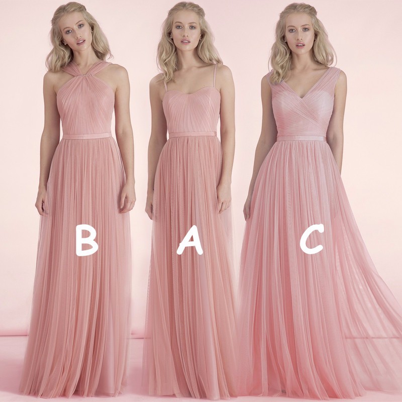 Long Bridesmaids Dress Styles